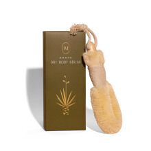 CSM Agave Plant-Based Dry Body Brush: Natural Firm Bristles for Lymphatic Drainage Cellulite Reduction Exfoliation Detox Circulation & Skin G