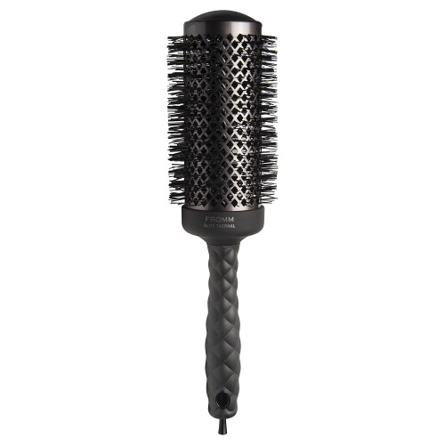 Fromm Elite Thermal Ceramic x Ionic Escova redonda de 2 polegadas para golpes especializados Secagem mais rpida do cabelo Barril estendido para