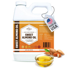 BIO-SMANDELL (16 oz), Premium kaltgepresst, unraffiniert | 100 % reines Smandell fr die Seifenherstellung fr Haut, Gesicht und Haare | Trger