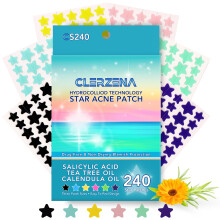 Star puistjespleisters voor gezicht | Steracnepleisters Salicylzuur Tea Tree-olie en Calendula-olie | Star Puistjespleisters Leuke tieneracnebeha