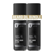 The Beard Struggle Tonic + Elixir Beard Oil Bundle - Platinum Collection - Grooming Beard Oil - Softens Moisturizers and Strengthens Beard Grow