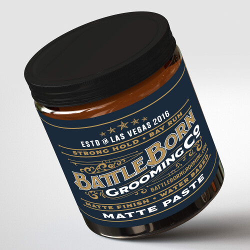 Battle Born Grooming Co Texturising Matte Paste 4 oz 1
