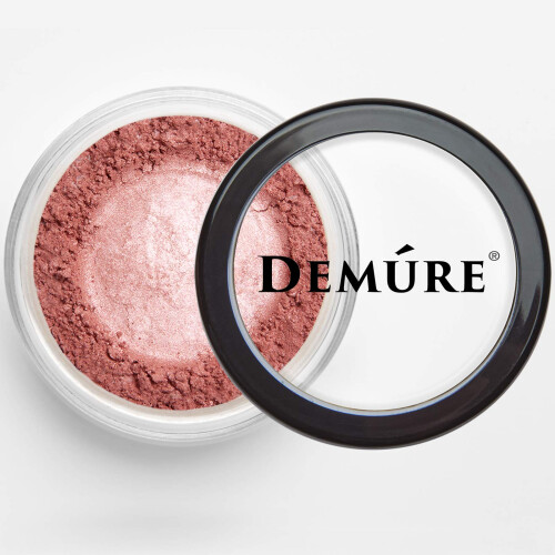 Make up minerale demure (rosa caldo) ombretto luccichio luccichio sfio 2