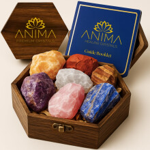 Set di cristalli di ametista premium - cluster della torre di cristallo ametista e cristallo grezzo - cristalli di grandi dimensioni e pietre curativ