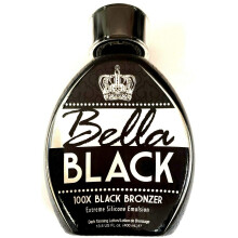 Bella Black 100X Lotion de Bronzage - Lotion Premium avec Émulsion de Silicone et Extrait de Banane - Résultats Instantanés