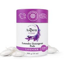 Posses linge de lavande par AspenClean New et amlior Emballage Zero Plastic EWG Verifi Vgan Vgan non bio Hypoallergnique Luiserie naturel