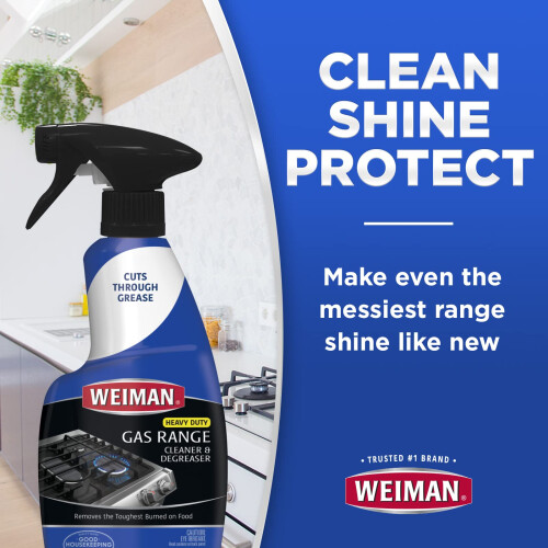 Weiman Gas Range Cleaner and Degreaser - 12 once - L'imballaggio pu variare 2