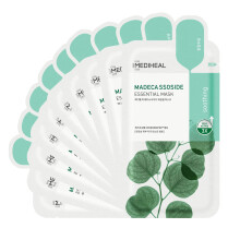 Mediheal Beste koreanische Blattmaske Madecassoside Essential Gesichtsmaske 10 Blatt fr empfindliche, zu Unreinheiten neigende Haut, alle Hauttype
