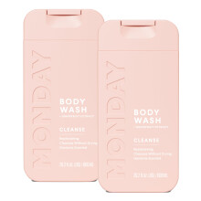 MONDAY HAIRCARE CLEANSE Duschgel mit Grapefruitextrakt, Hyaluronsure, Sheabutter und Kokosl fr normale bis fettige Haut/Mischhaut, 600 ml (Doppelp