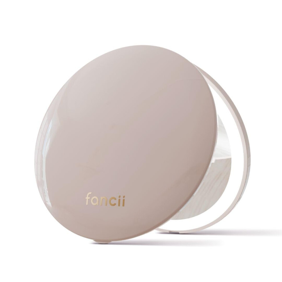 Fancii Light Mini Taylor Compact Magnifying Mirror With Led 10X/1X Rechargeable 3 Settings Dimmable - Small Ed Travel Handheld Mir