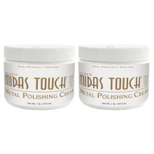 Rolite - MTMPC1#2PK Midas Touch Metal Polishing Cream - Cistic a letc Rouge pro Sterling Silver Gold Mosaz Chrom Med a dal kovy Netoxick formul