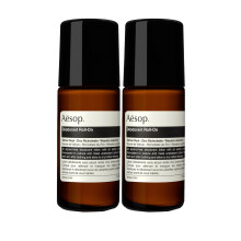 Aesop Classic Roll-On Deodorant | Alkoholfreie Deo-Lotion | Unangenehme Gerche reduzieren und berdecken | Holzig, krautig, erdig | 1,6 oz / 50 ml (