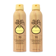 Sun Bum Original Sonnenschutz-K   rperspray mit LSF 70 | Feuchtigkeitsspendender Sonnenschutz mit breitem Spektrum und Vitamin E | Entspricht dem H