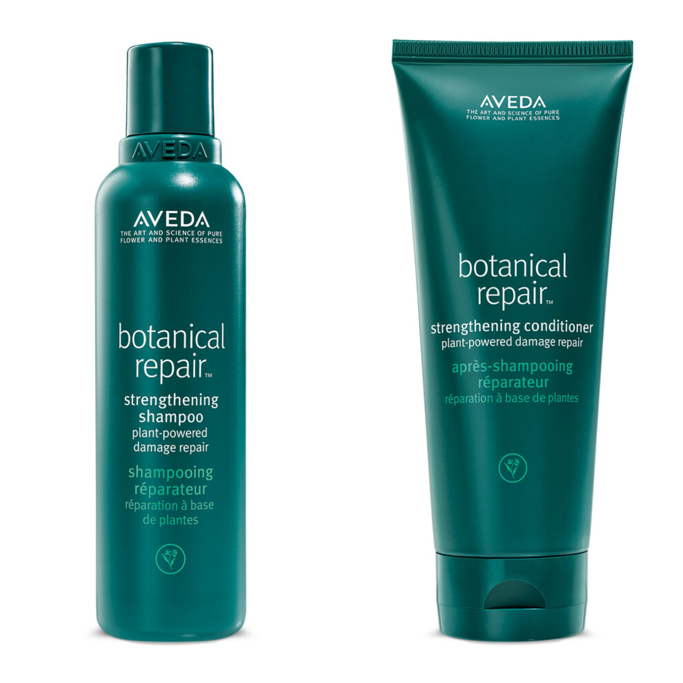 Aveda Botanical Repair Strengthening Shampoo & Conditioner Duo | Strengthens & Repairs Damaged Hair | Helps Prevent Breakage | Bond-Building | Si