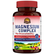 Vitalitown Magnesium-Komplex-Ergnzung 500 mg Maximierte Absorption, chelatisiertes Magnesium, Glycinat, Malat, Taurat und Citrat Vegan, gent