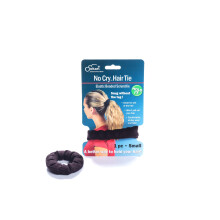 Jokari Non-Slip Beaded Scrunchie. Gentle on Hair  Perfect for Wet or Dry Use  All-Day Hold  Hair-Friendly  No-Pull Elastic Hair Tie (1  Small)