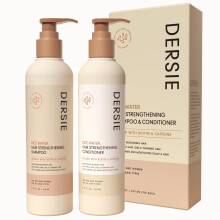 Rijstwater Haargroeishampoo en Conditioner: Rijstwatershampoo voor haaruitval - Haargroeishampoo en conditioner doordrenkt met biotine en cafene