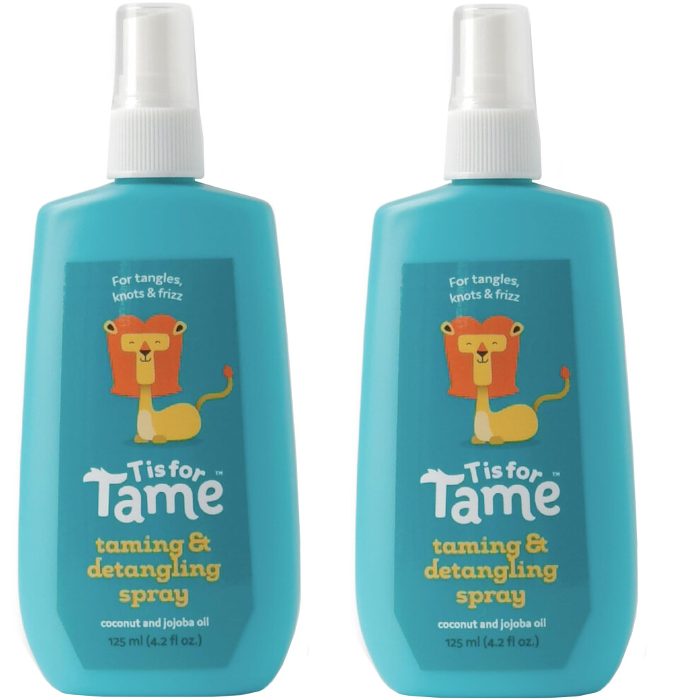 T Is For Tame - Taming & Detangling Spray - For Tangles Knots & Frizz (4.2 Fl Oz Pack Of 2)