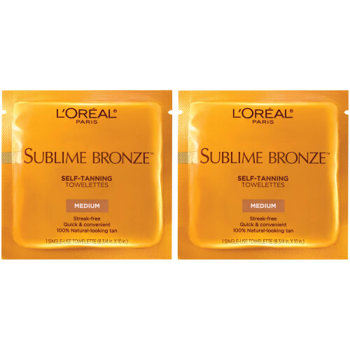 L’Oréal Paris Samoopalovac ubrousky L'Oreal Paris Sublime Bronze Natural Looking Tan 6 ct (balen 2 ks)
