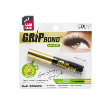 GLUE ADHEASH ESSERE EBIN NEW YORK GLUE ADHESIVO (tipo BRUSH BLACK ALOE) | Volume di miglioramento del dyring rapido Easy Applicazione a lungo durata