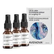 Avenova Ooglid en Wimper Reiniger Spray 3-Pack - Zachte Hypochlorous Acid Spray voor Gezondere Ogen