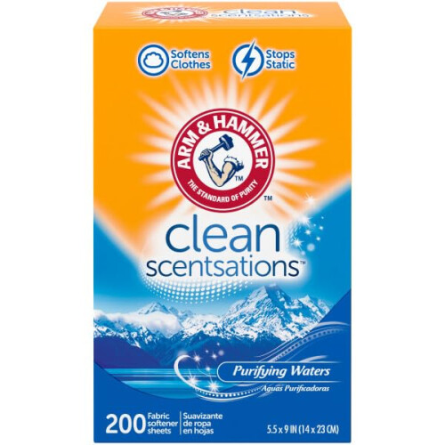 Arm & Hammer skyllemiddelark Rensende vand 200 ct 2