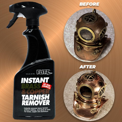 Flitz istantaneo ottone e rame rimodellati di rame - 16. oz spray 2