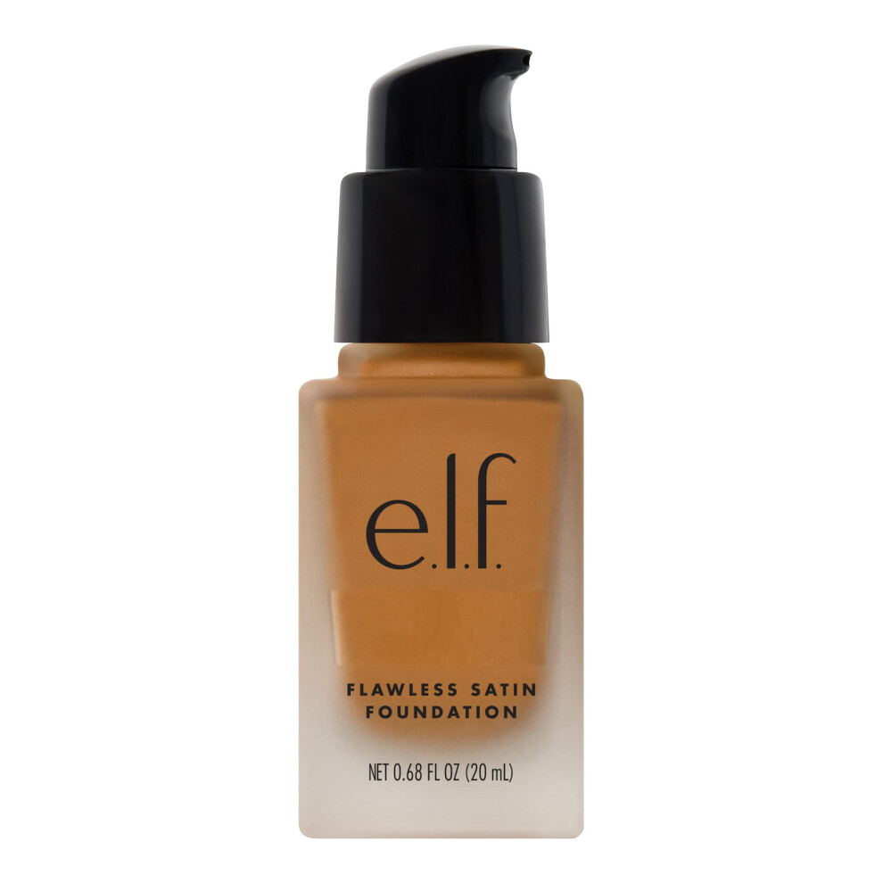 E.l.f. Flawless Finish Foundation, Lightweight & Medium Coverage, Semi-Matte Finish, Latte, 0.68 Fl Oz (20Ml)