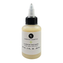 Berttande kosmetika UV -fluorescerande alkohol Airbrush Paints - 2 fl oz Gldeffekt Vattentt svettsker mycket pigmenterad flytande makeup fr
