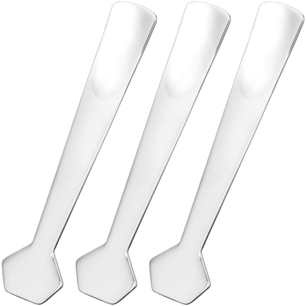 Pndeyo Cream 3Pcs Mini Metal Makeup Spatula Reusable Cosmetic Spatulas Spoon Skincare Scoop Applicator Facial Massage Beauty Tools For Mixing A