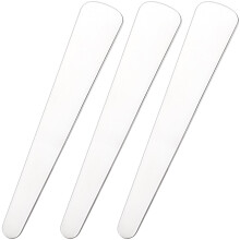 Pndeyo 3pcs Mini Esptula de Maquiagem de Metal Esptulas de Creme Cosmtico Reutilizveis ????Colher Aplicador de Colher para Cuidados com a Pel