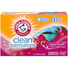 ARM & HAMMER Fabric Softener Sheets Tropical Paradise 100 ct