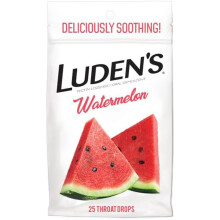 Ludens lugnande halsdroppar vattenmelon 25 ct (frpackning med 1)