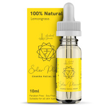 Solarplexus-Chakra-Gesichtsserum, therische lmischung, natrliches und organisches Feuchtigkeitsserum fr das Gesicht mit Sonnenblumen-Argan-Apriko