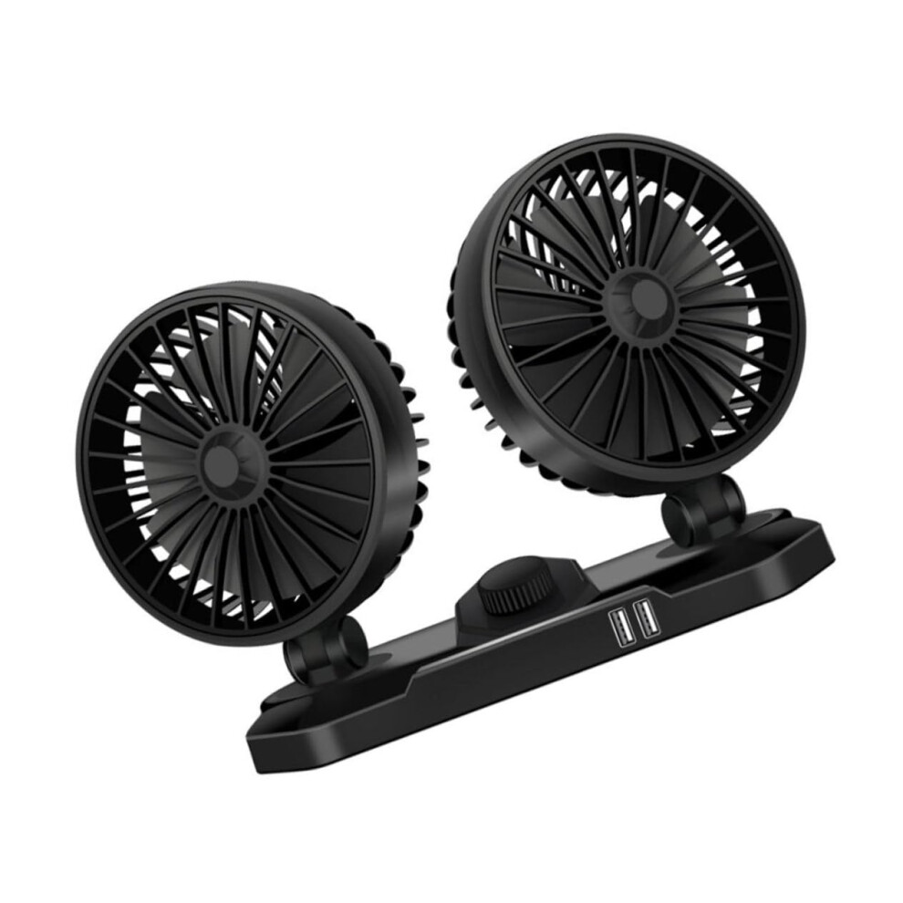 Dual Head Car Fan Charging Low Power Consumption Dashboard Air Cooler For Car Van Rv 820064764980
