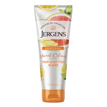 Jergens Sweet Citrus Body Butter Lotion, 7 Unzen Feuchtigkeitspflege mit ätherischem Öl