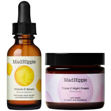 Mad Hippie Vitamin C srum na oblicej s kyselinou hyaluronovou a nocnm krmem Triple C Ceramidov hydratacn krm sada pce o plet pro rozjasnen