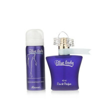 Rasasi Blue 2 piezas Set para mujeres (1.3 oz eau de parfum spray + 1.7 oz de desodorante)