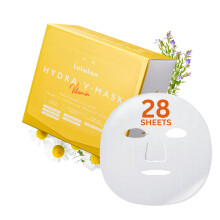 Lululun 28 EA Vitamin C Face Mask for Women & Men with 7 Herbs & 7 Vitamins for Pore Firming & Even Toning Skin  Daily Face Masks Skincare  Hydra