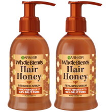 Garnier Whole Blends Honey Treasures Hair Honey korjaava seerumi pitkille vaurioituneille hiuksille 5,1 Fl Oz 2-count (pakkaus voi vaihdella)