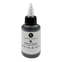 Narrative Cosmetics Metallic Alcohol Airbrush Paints - 2 fl oz Skin Safe Quick Dry Vattentt Svetttt Transferproof Flytande Makeup fr Bodypaint