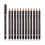 SUMEITANG 12 Pcs Dark Brown Eyebrow Pencil Eyeliner Makeup 1