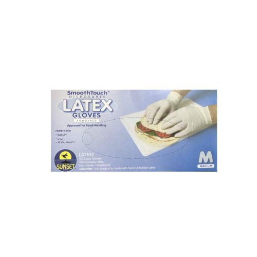 Sunset: Latex Gloves Size Medium
