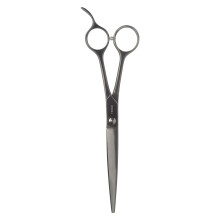 Fromm Professional Invent 7.25"""" Precision Scissors Over Comb Cutting Barber Shears in Gunmetal Heat Treated Steel Scissors with Opposing Handle