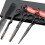 6.0 Inches Professional hair cutting thinning scissors set with razor (Black) 1