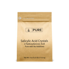 Reine Originalzutaten, Salicylsurekristalle (4 oz), 2-Hydroxybenzoesure, immer rein, ohne Fllstoffe oder Zusatzstoffe
