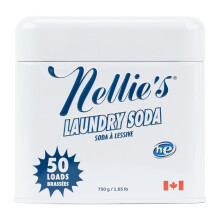 Nellie's Laundry Soda - Poudre de dtergent  linge concentr - 50 charges - douce sur la peau et l'environnement - sans parfum - (fabriqu au Ca