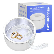Kleine en Draagbare Ultrasone Reiniger voor Beugels, Aligners, Tandenbleek Tray, Tandenborstelkop