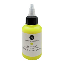 Berttande kosmetika UV fluorescerande alkohol Airbrush Frger - 2 fl oz Gldeffekt Vattentt svettsker mycket pigmenterad flytande makeup fr k