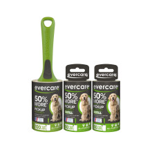 Evercare lemmikkielδinten hiusten erittδin tarttuva nukkarulla, jossa on 2 tδyttφδ, uusi Ergo Grip 220 arkkia (220 arkkia) (220 arkkia)